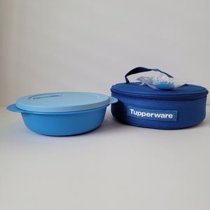 Tupperware Crystal Wave divided bowl